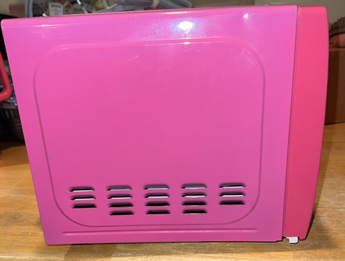 Microondas Hello Kitty rosa caliente coleccionable 2011 RARO - buen estado de funcionamiento - Imagen 4 de 17