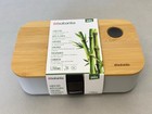 Brabantia Lunch Box Bamboo Lid Elastic Band 1200ml Kids School Picnic Foodie