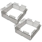  2 Set Boys DIY Fence Playset Accessory Decorative for Micro Landscape