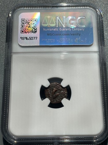 Alexander Jannaeus. 103-76 BC. Æ Prutah, Widow's Mite, Star and Anchor, NGC - Picture 4 of 4