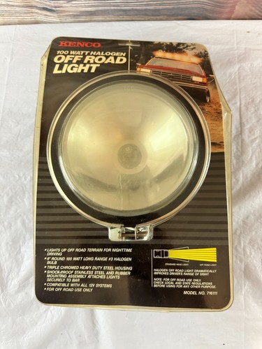 Luz todoterreno redonda de largo alcance Kenco 100 vatios halógena 6" modelo no. 716111