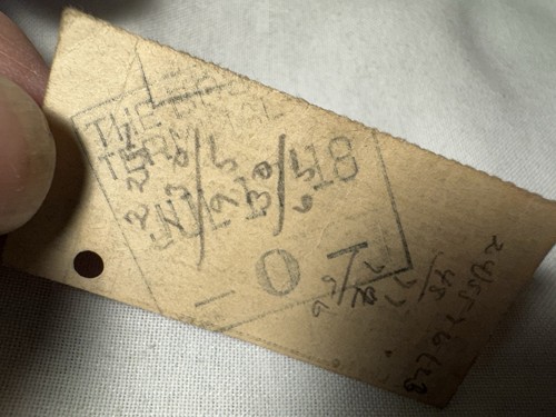 Vintag 1918 Pullman Ticket Check Boston MA to Buffalo NY Boston Terminal on Back - Picture 5 of 5