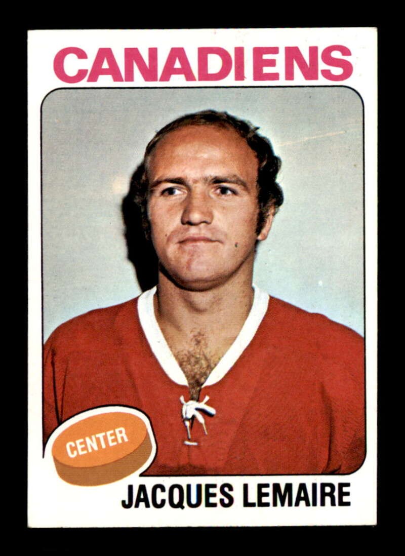 1975 Topps #258 Jacques Lemaire   NM/NM+ X3496229