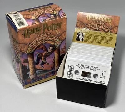 Harry Potter Audio Cassette Box Set Sorcerer’s Stone 1999 L Jim Dale Unabridged - Image 1 of 4
