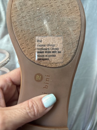 Sandalias Gianni Bini 8 Envoltura al Tobillo, Elegantes, Brillantes - Imagen 6 de 8