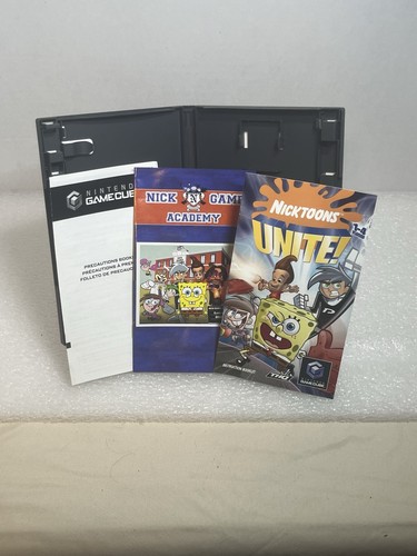 Nicktoons Unite (Nintendo GameCube, 2005) Complete CIB w/ Manual Tested - Picture 11 of 14