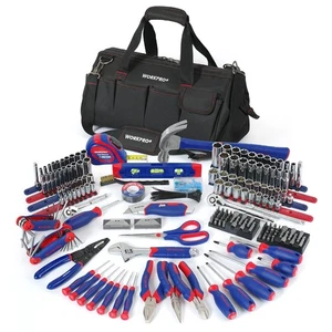 DURATECH 269-Piece Kit d'outils à main pour la clé et la réparation à domicile avec sac à outils NEW