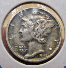 BULLION / COIN USA 1943 Silver Mercury Dime
