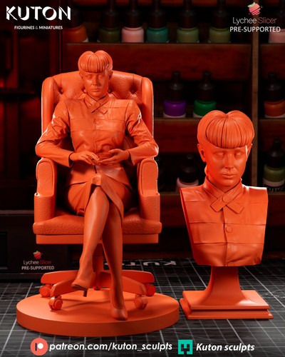 Rachael (Blade Runner) 3D-gedruckter Modellbausatz - Maßstab 1:10 - Bild 7 von 11