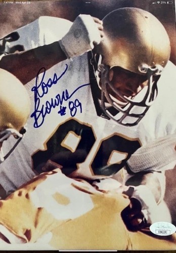 Vintage Wilson Football Helmet Custom 1970 Notre Dame Fighting Irish Browner - Picture 8 of 19