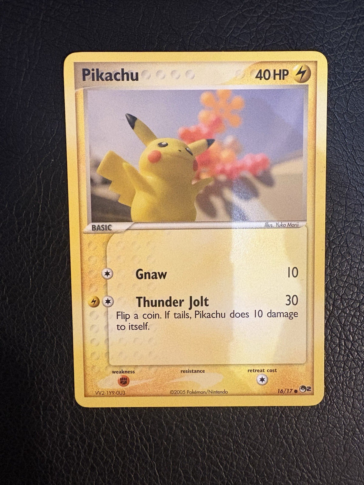 Pokémon TCG Pikachu POP Series 2 16/17 Card Nm/vlp