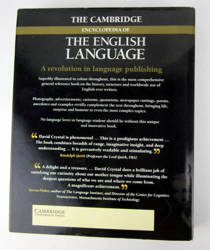 The Cambridge Encyclopedia of The English Language by David Crystal Hardcover