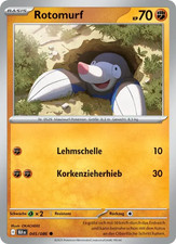 Rotomurf / Pokémon Karte / Deutsch / Schwarze Blitze / 045/86 / Reverse Holo