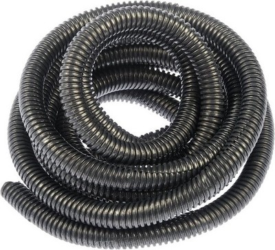 86663 3/8 In. X 10 Ft. Black Flex Split Wire Conduit Universal Fit