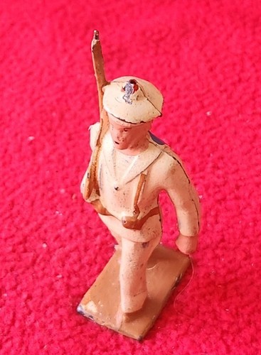 J.S.F. plomo marinero francés soldado marchante de colección 1950 Jouet Standard Francais - Imagen 9 de 13