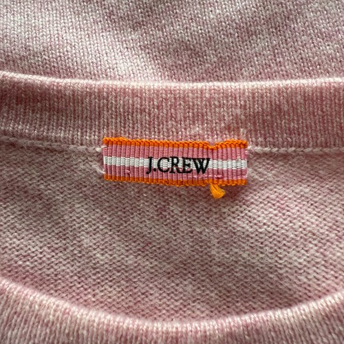 J. Crew pink long sleeve stretchy soft pullover round neck sweater - Picture 6 of 7