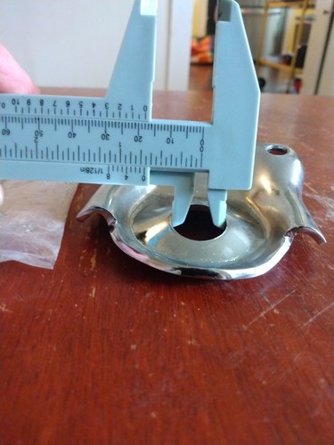 Harley Davidson Chrome Over Steel Headlight Mounting Bracket NOS Panhead HD16 - Bild 10 von 12