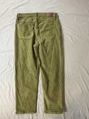 Madewell Womens 32 Jeans Green The Perfect Vintage Jean Straight Corduroy Cotton - Picture 6 of 8