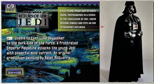 Lote de 3 cartas cromadas Topps WideVision Star Wars El Retorno del Jedi - Imagen 5 de 7