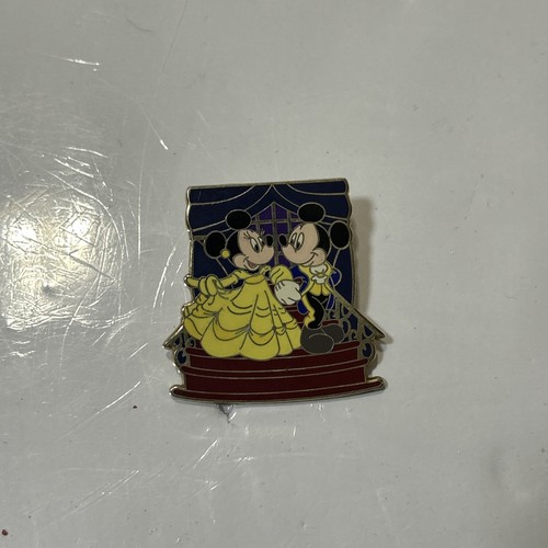 Disney Pin Mickey and Minnie Mouse Beauty and the Beast 67270 Couples Dancing - Picture 1 of 5