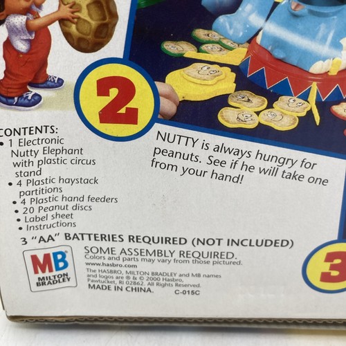 NEU in Box Hasbro sprechendes Musical Milton Bradley verrückter Elefant Spiel 40924 2000 - Bild 5 von 6