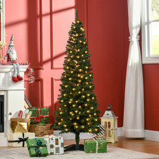 5FT Artificial Christmas Tree with LED Lights Stand Xmas Holiday Pre Lit