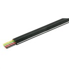 Goobay Telefonflachkabel 4-adrig Kupfer 100m Spule schwarz # 50253
