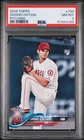 SHOHEI OHTANI 2018 TOPPS PITCHING ROOKIE RC #700 PSA 8 NM-MINT DODGERS#151084166