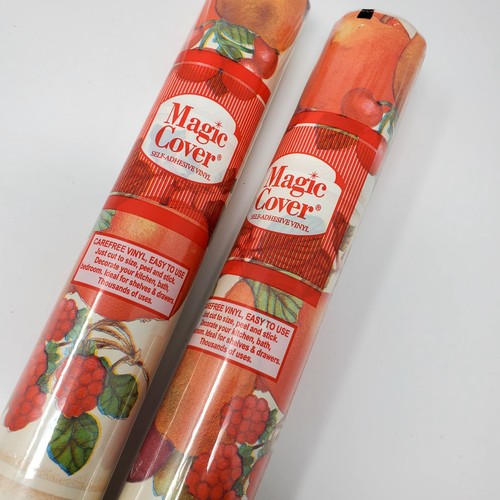 Magic Cover Premium Adhesive Vinyl Contact Shelf & Drawer Liner 18x9”fruit x2 - Picture 2 of 6