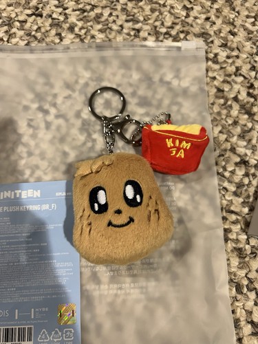 Official Seventeen MINITEEN Face Plush Keyring Mingyu KIMJA Ver version Mini US - Imagen 2 de 4