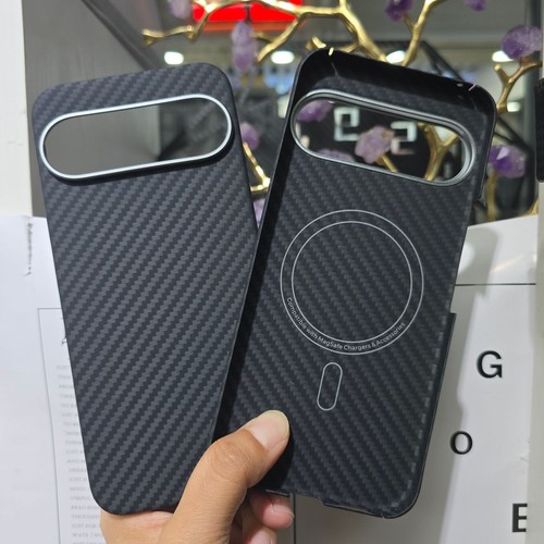 Custodia protettiva antiurto 100% fibra di carbonio slim cover case per Google Pixel 10 Pro XL - Foto 25 di 27