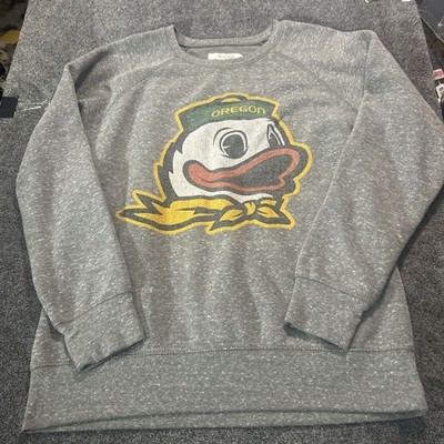 Pressbox Oregon Ducks  The Duck NCAA University of Oregon Sweatshirt Gray M