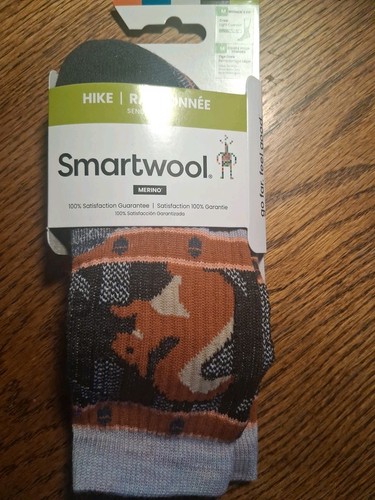 Smartwool Socken Eichhörnchen Medium M Med Wandern Hiking Crew Merinowolle Damen orange - Bild 1 von 6