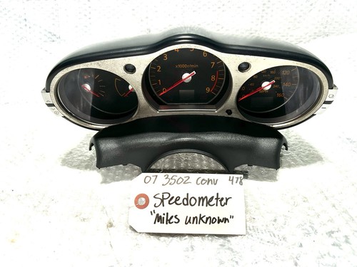 07-09 Nissan 350Z Velocímetro Cluster Convertible OEM Kilometraje Desconocido - Imagen 1 de 17