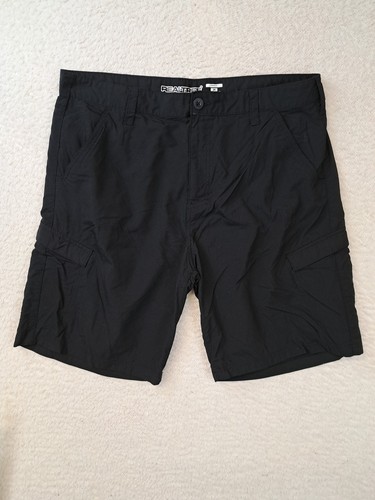 Realtree Cargo Shorts Mens Size 38 Black Nylon Quick Dry - Bild 2 von 8
