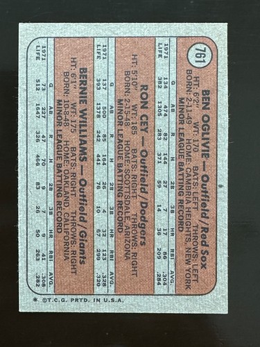 1972 Topps Baseball Pick A Card: 657-787 6th Series High Numbers - RESTOCKED! - Bild 387 von 495