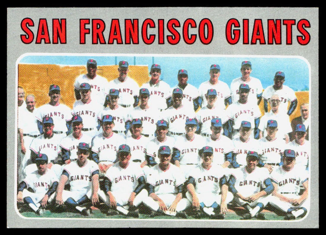 San Francisco Giants 1970 Topps #696