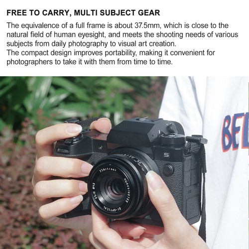 TTArtisan 25mm F2 APS-C Weitwinkel-Handobjektiv für Fujifilm Fuji X-Mount Kamera - Bild 3 von 10