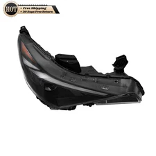 Silscvtt Right Headlight Assembly For Hyundai Elantra 2021-22 Halogen W/LED DRL