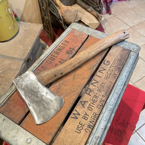 WWI U.S. Army Beil Axt 15" 1 Lb 12 oz mit Original Griff, Militäraxt. - Bild 12 von 20