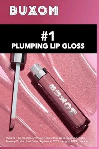 Buxom PINK CRUSH Full On Plumping Lipstick Satin .09oz ITALY NIB Free Shipping! - Picture 14 of 19