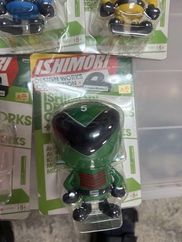 Juego de 5 piezas Himitsu Sentai Goranger Panson Works vinilo suave Sentai Hero - Imagen 4 de 7