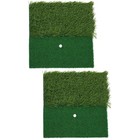 2 stücke Indoor Golfing Training Zubehör Golfing Practice Swing Pad Training