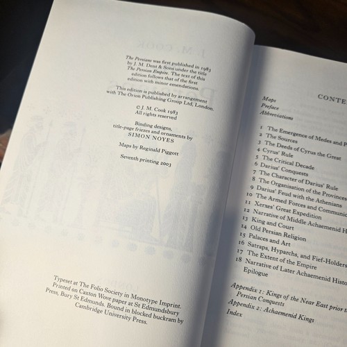 Empires of the Ancient Near East 4-Vol Set -Folio Society-Babylonians Persians - Bild 22 von 24