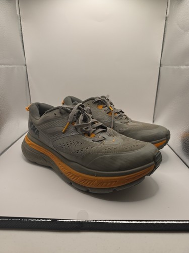 Hoka One One Stinson ATR 6 Sneakers Mens 8.5 Frost Gray Mesh Trail Running Shoes - Picture 5 of 15