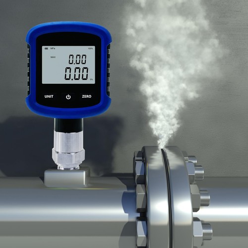 S281 High Precision 10000PSI 70Mpa Digital Hydraulic Pressure Gauge 0.2% FS A... - Bild 6 von 7