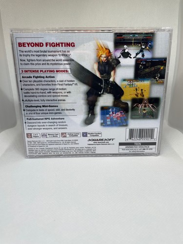 Ehrgeiz PS1 Ersatzhülle - OHNE SPIEL OHNE ANLEITUNG - Bild 2 von 3