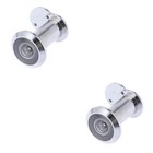  2 Pack Window Bars Security Door Viewers for Safety Peephole Pinhole