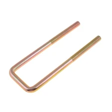 Threaded U-Bolt | Steel | Yellow Zinc Square U-Bolt | 5/8 Inches Thread Diameter