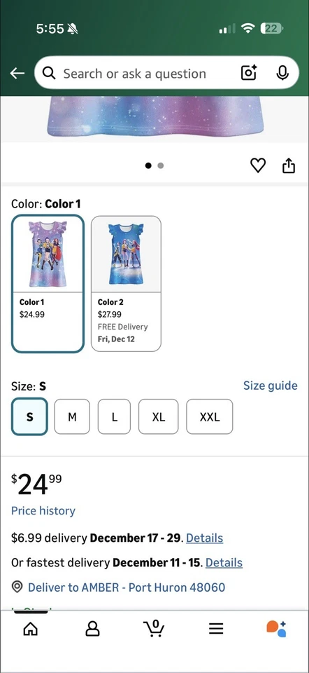 Vestido de noite K Pop Demon Hunter para meninas tamanho pequeno - Imagem 2 de 2